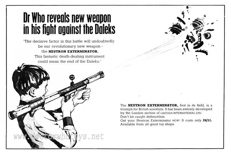 Doctor Who Toy Advertisement